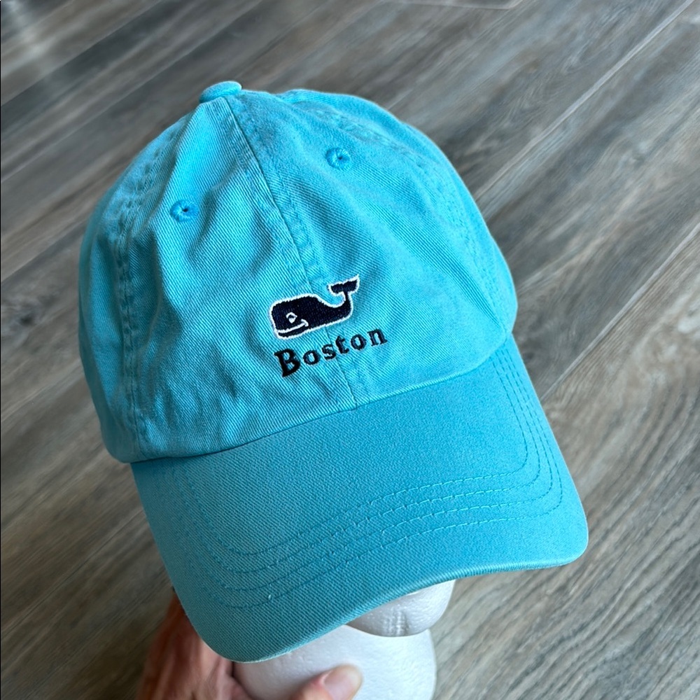 Vineyard Vines Turquoise “Boston” Cap